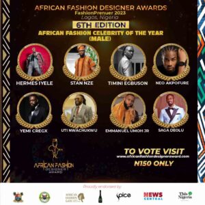 African Fashion celebrity of the year male